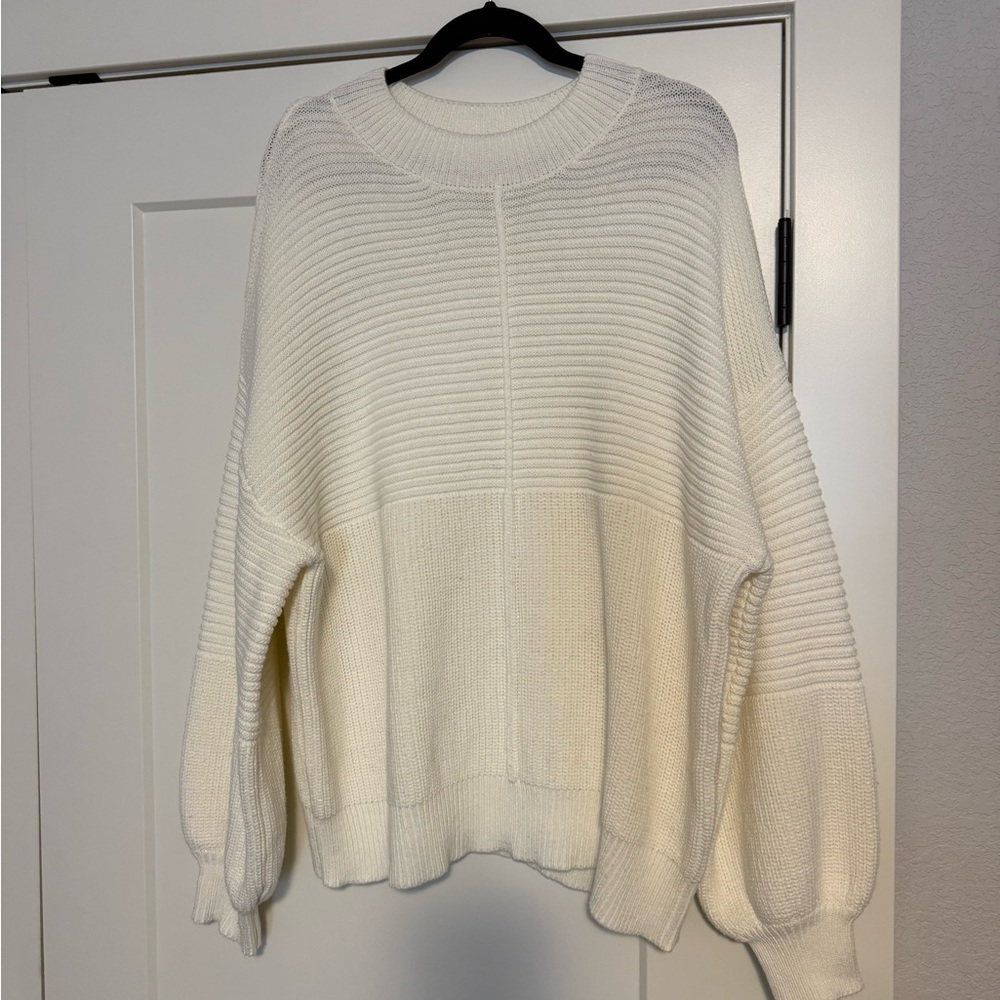 Altar'd State Cream Knit Sweater